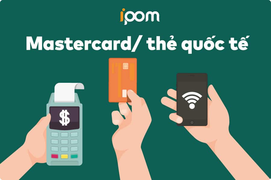 Công nghệ thanh toán không tiếp xúc với thẻ mastercard và thẻ visa